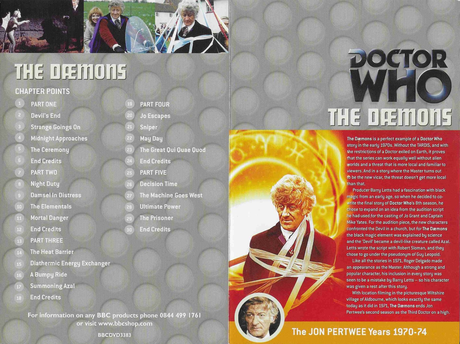 Inserts from BBCDVD 3383